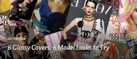 6 Glossy Covers, 6 Model Looks to Try